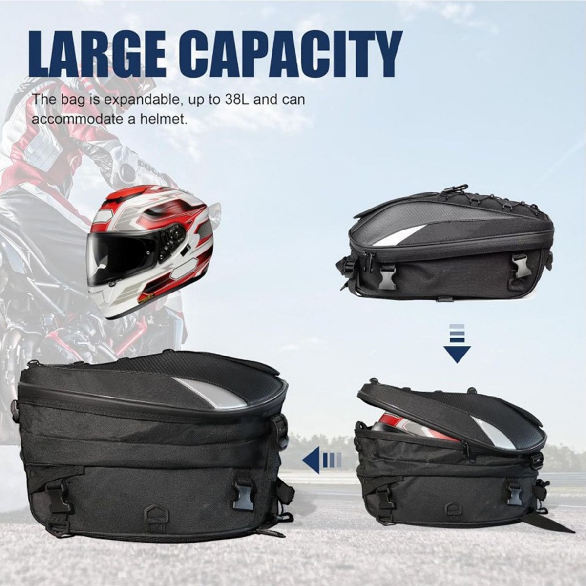 Сумка для мотоциклетного шлема – обзор и цена Motorcycle Gear With Airbag